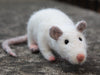 Handmade needle felted rat