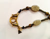 Handmade unique natural gemstones soul necklace