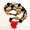 Handmade unique natural gemstones soul necklace