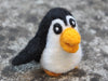 Handmade needle felted penguin
