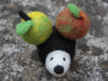 Handmade needle felted lovely Hedgehog with apples