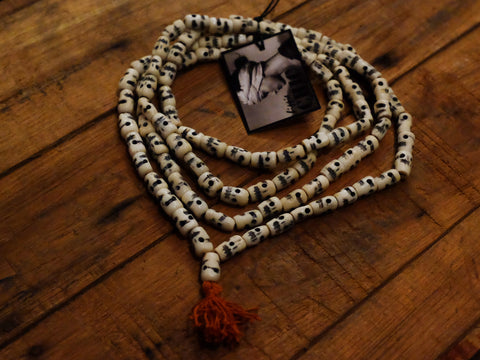 Bone MALA skull beads