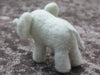 Needle felted pure wool mint Elephant