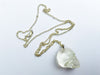 Big crystal skull necklace