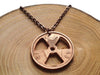 Handcut coin necklace "Tri Force"