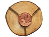 Handcut Irish penny coin "Friendship" necklace
