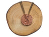 Handcut coin "Yin Yang" necklace