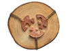 Handcut Irish penny coin "Friendship" necklace
