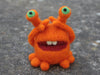 "Orange Monster" needle felted friend