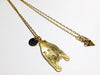 Handmade stamped DOWNTOWN necklace inspired by Eric Nally & Macklemore
