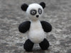 Handmade needle felted crazy panda
