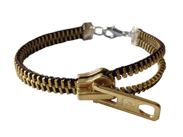 Zipper bracelet - Black