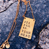 ALL IN YOUR HEAD 87’ necklace