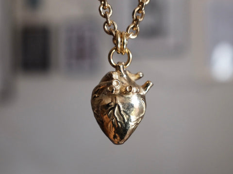 Anatomical HEART necklace