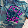 YOGI13 CAMO SKULL TEE