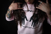 MA pink sweatshirt