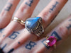 DRAGONS EYE LABRADORITE ring