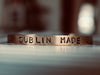 Hand Stamped DUBLIN MADE cuff