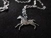 Tribal HORSE necklace 925’silver