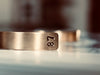 Hand Stamped WHO ARE YOU cuff