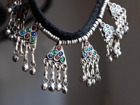 Gypsy TRIBAL necklace w/bells