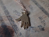 Gold HAND necklace