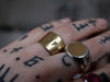 Hand stamped IF ring