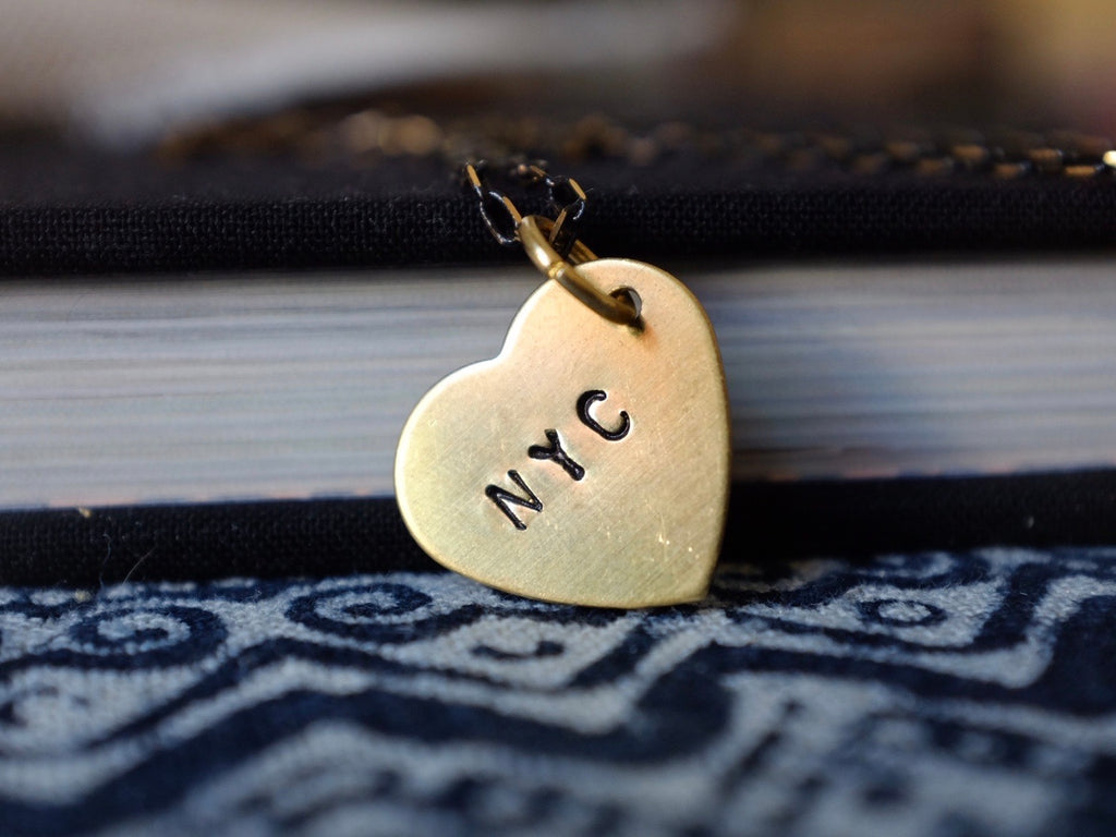 NYC HEART necklace