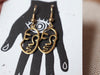 Small art FACE earrings
