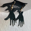Black HANDS earrings