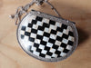 Black and white BOHO BAG