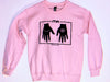 MA pink sweatshirt