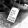 ALL IN YOUR HEAD 87’ necklace