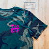 YOGI13 CAMO SKULL TEE