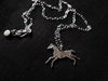 Tribal HORSE necklace 925’silver