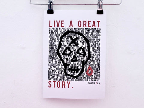 YOGIXIII SKULL print