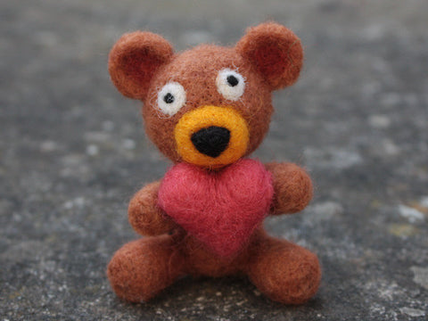 Needle felted Teddy Bear