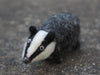 Needle felted little Badger