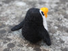 Handmade needle felted penguin