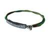 Recycled guitar string bracelet "Multicolor II"