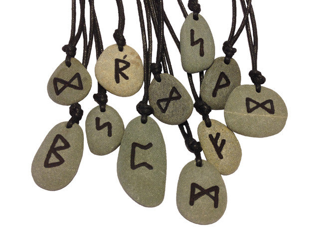 Handmade RUNE stone amulet